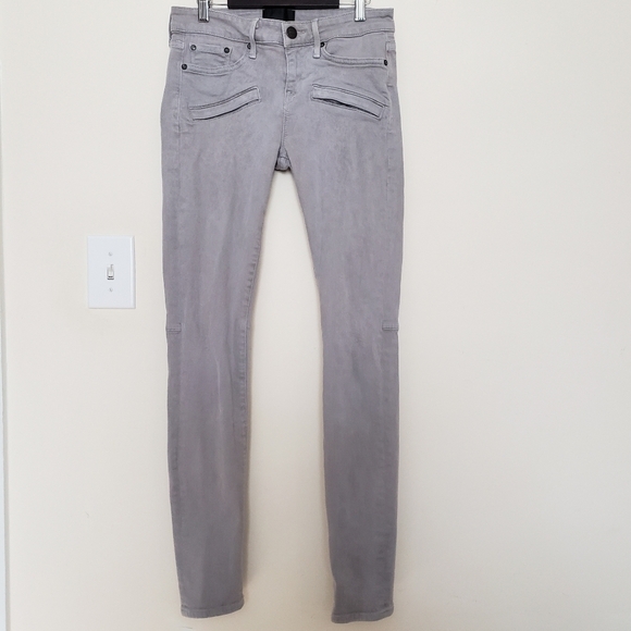 Vince Grey Welt Pocket Skinny Jeans - Picture 2 of 16